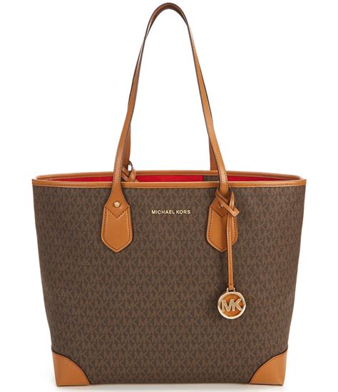 michael kors signature bags on sale|michael kors eva tote bag.